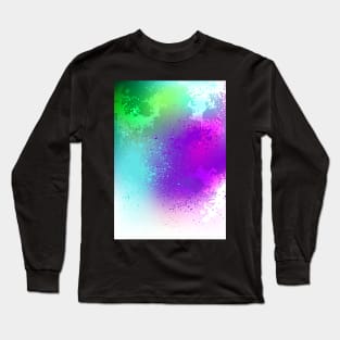 Watercolor Design Long Sleeve T-Shirt